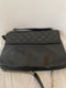 GUESS Women's Victoria Chain Shoulder Bag Quilted Black