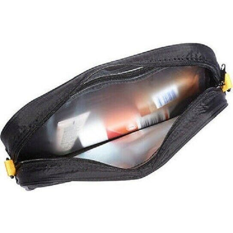 New A Saks 22" Duffel In Pouch Black Foldable Carry on Size Bag