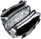 New Isaac Mizrahi Inwood Deluxe Shopper Lunch Tote Black Striped Travel Box