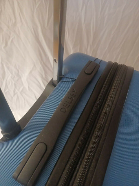 $375  Delsey Comete 2.0 21" HardCase Carry On Spinner Luggage Suitcase Blue