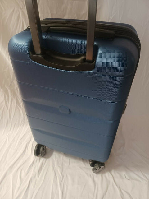 $375  Delsey Comete 2.0 21" HardCase Carry On Spinner Luggage Suitcase Blue