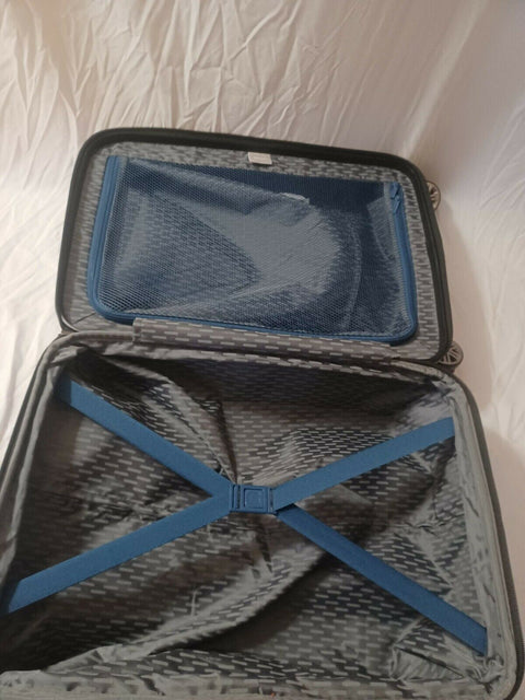 $375  Delsey Comete 2.0 21" HardCase Carry On Spinner Luggage Suitcase Blue