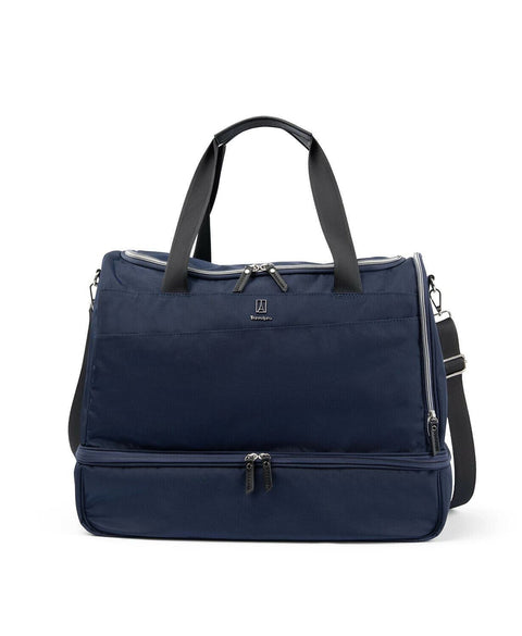 New Travelpro Pathways 3.0 Drop Bottom Weekender Bag Blue Navy Carry On 19"