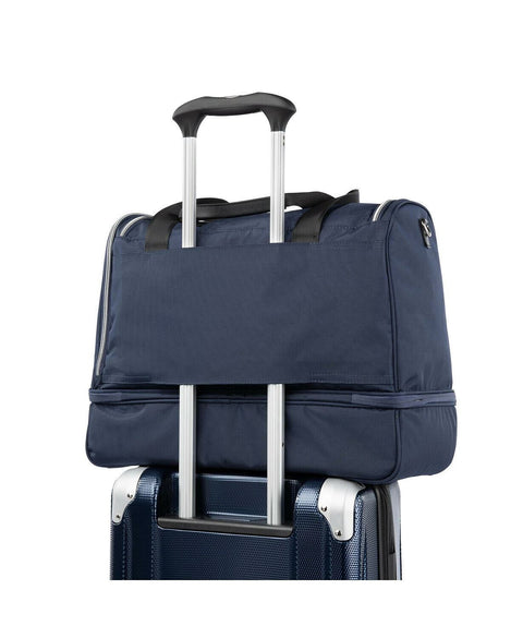 New Travelpro Pathways 3.0 Drop Bottom Weekender Bag Blue Navy Carry On 19"