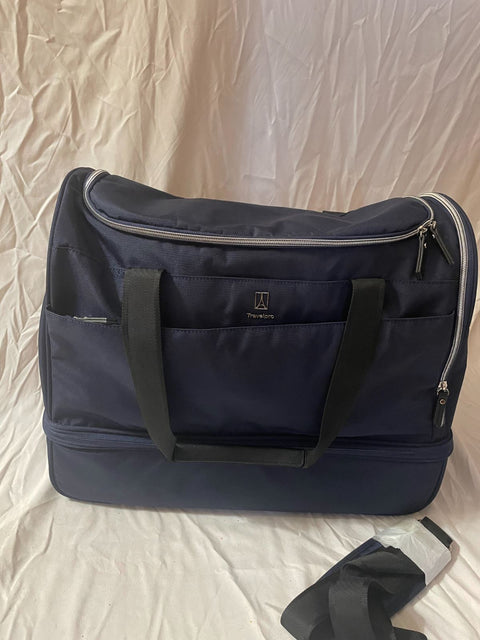 New Travelpro Pathways 3.0 Drop Bottom Weekender Bag Blue Navy Carry On 19"