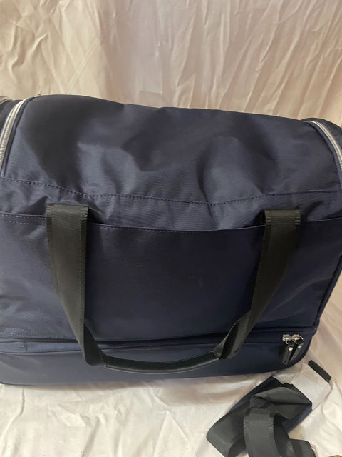 New Travelpro Pathways 3.0 Drop Bottom Weekender Bag Blue Navy Carry On 19"