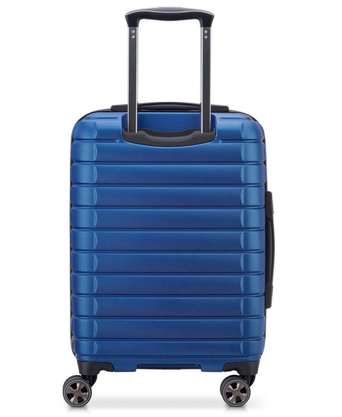 $480 New Delsey Shadow 5.0 21" Hardside Carry On Spinner Luggage Blue USB