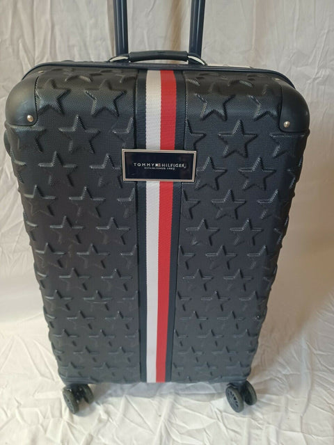 $450 Tommy Hilfiger Starlight Hardside 24" Upright Spinner Luggage Expandable