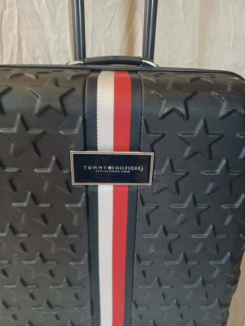 $450 Tommy Hilfiger Starlight Hardside 24" Upright Spinner Luggage Expandable