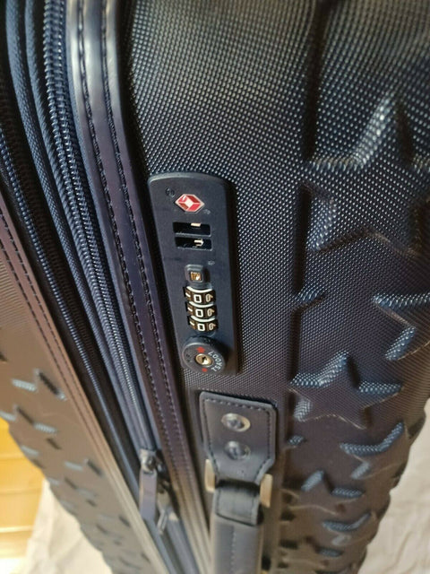 $450 Tommy Hilfiger Starlight Hardside 24" Upright Spinner Luggage Expandable