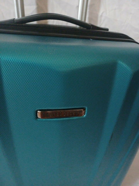 $280 Travel Select Courtland 22" Luggage Hard-case Carry On Suitcase Blue TSA