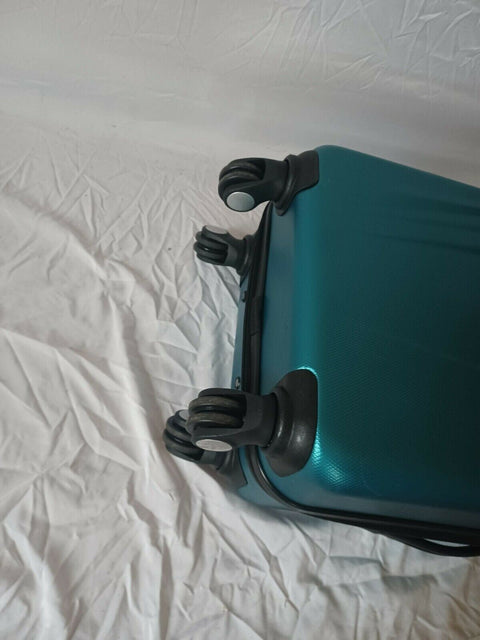 $280 Travel Select Courtland 22" Luggage Hard-case Carry On Suitcase Blue TSA