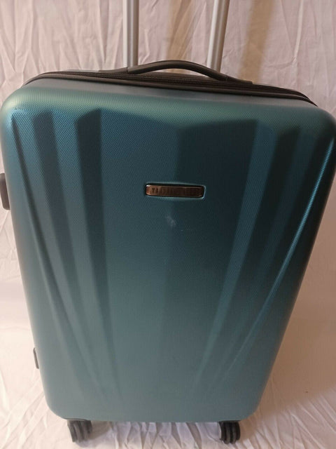 $380 Travel Select Courtland 26" Luggage Hard-case Check In Suitcase Blue TSA