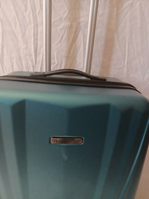 $380 Travel Select Courtland 26" Luggage Hard-case Check In Suitcase Blue TSA