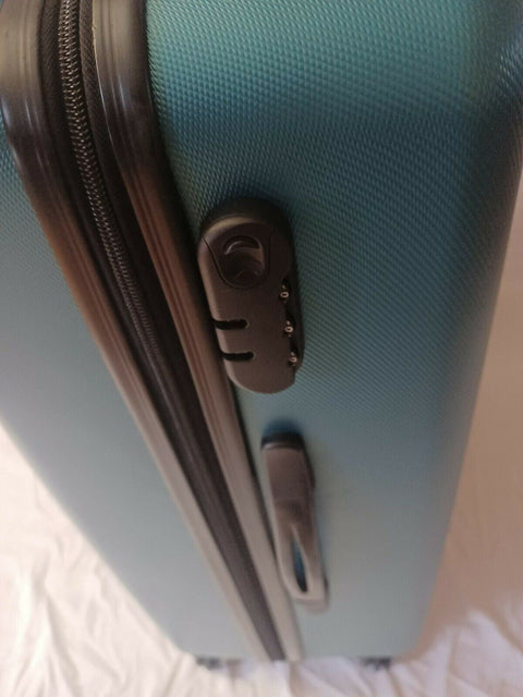 $380 Travel Select Courtland 26" Luggage Hard-case Check In Suitcase Blue TSA