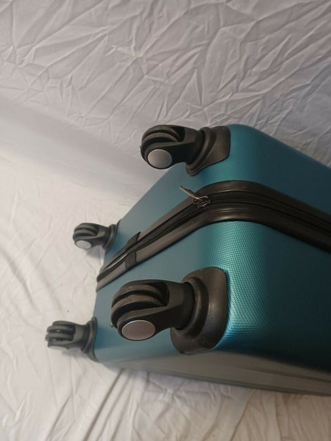 $380 Travel Select Courtland 26" Luggage Hard-case Check In Suitcase Blue TSA