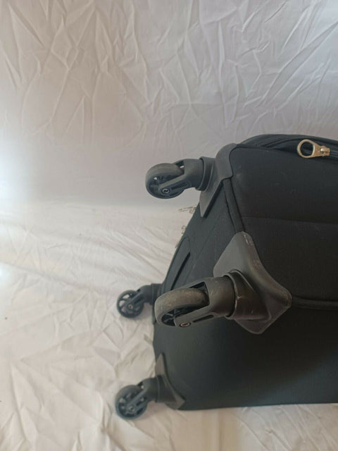 $400 Samsonite 21" Carry On Softcase Spinner Suitcase Luggage Black