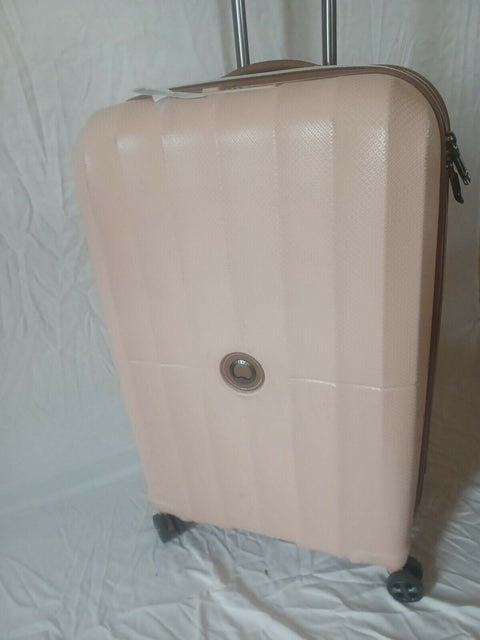 $520 DELSEY St. Tropez 28" Hard-Case Spinner Luggage Suitcase Pink Check-In TSA