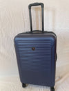 $280 Tag Riverside 24'' Hard Spinner Lightweight Suitcase Luggage Blue Navy