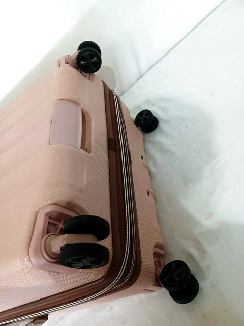 $520 DELSEY St. Tropez 28" Hard-side Spinner Luggage Suitcase Check-In Rose Pink