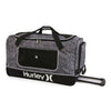 New Hurley Rolling Wheeled Duffel Grey Tweed 30" Check In Bag