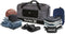 New Hurley Rolling Wheeled Duffel Grey Tweed 30" Check In Bag