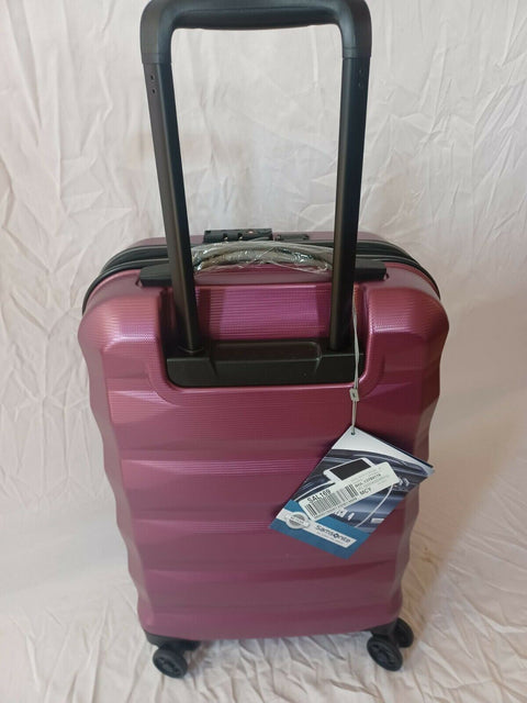 $300 New Samsonite Spin Tech 4.0 20" Hardside Carry-On Spinner Luggage USB Pink