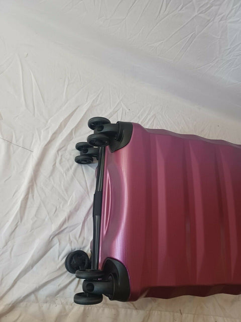 $300 New Samsonite Spin Tech 4.0 20" Hardside Carry-On Spinner Luggage USB Pink