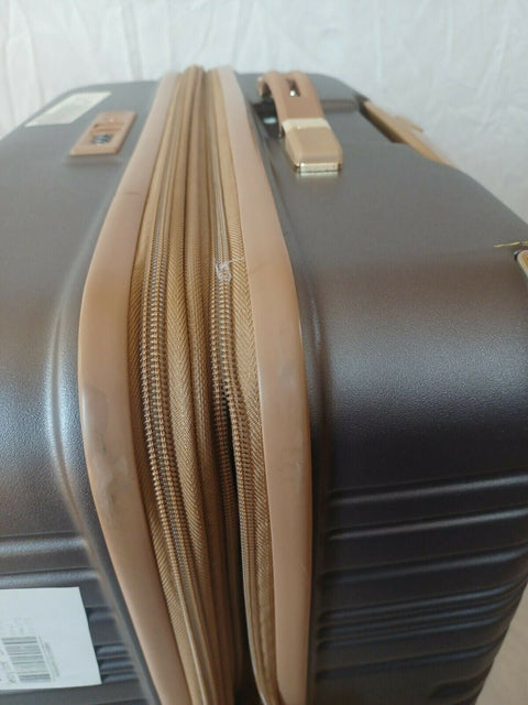 LONDON FOG Oxford II Hard Expandable Spinner Luggage Gray 29" TSA