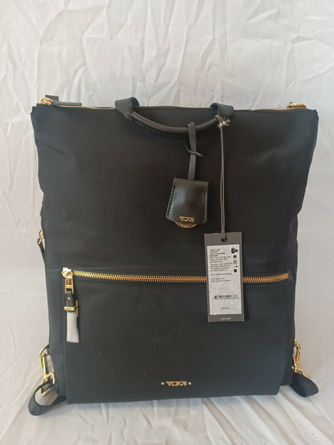$325 New Tumi Voyageur Jane Convertible Backpack Black One Size Black
