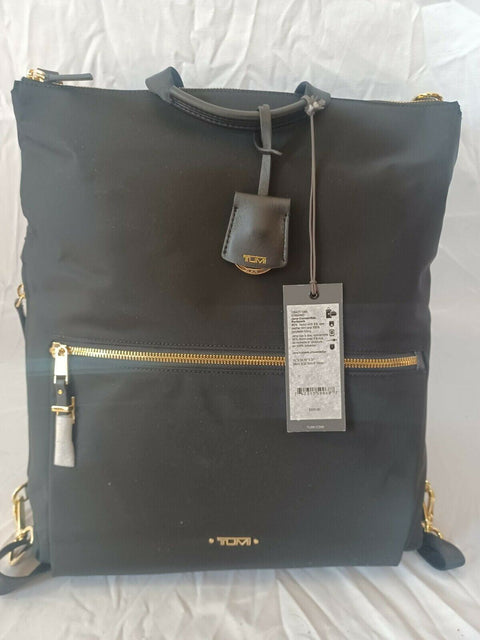 $325 New Tumi Voyageur Jane Convertible Backpack Black One Size Black