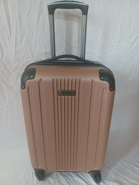 New Kenneth Cole Reaction Out Of Bound Hard Carry On Spinner Luggage 20" Rose