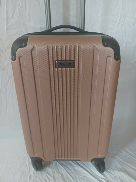 New Kenneth Cole Reaction Out Of Bound Hard Carry On Spinner Luggage 20" Rose