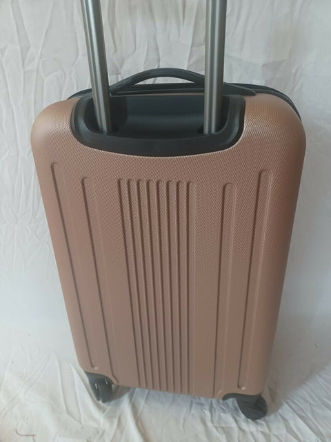 New Kenneth Cole Reaction Out Of Bound Hard Carry On Spinner Luggage 20" Rose