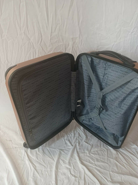 New Kenneth Cole Reaction Out Of Bound Hard Carry On Spinner Luggage 20" Rose