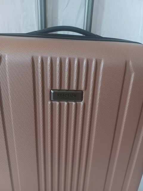 Kenneth Cole Reaction South Street Hard Spinner Luggage 24" Suitcase Pink Rose