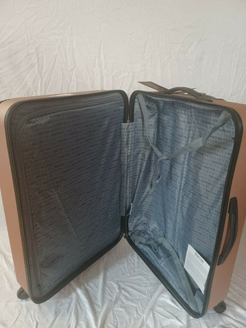 Kenneth Cole Reaction South Street Hard Spinner Luggage 28" Suitcase Rose Pink