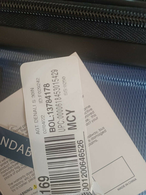 American Green Travel Denali S. Anti Theft Hardside Medium Check In Luggage 26"