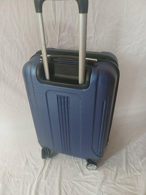 American Green Travel Denali S. Anti Theft Hardside Carry On Luggage 20" Blue