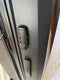 $500 Cavalet Ahus 28"hardside polyproylene large spinner checked luggage Black