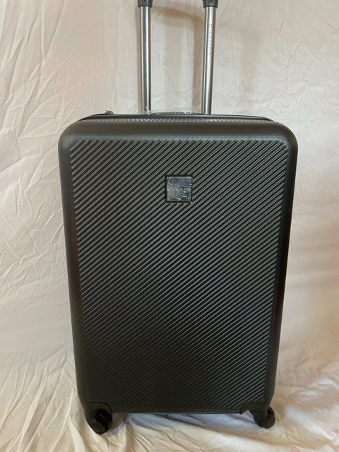 $520 New Champs Iconic 24" Spinner TSA Lock Hardcase Black Luggage Suitcase