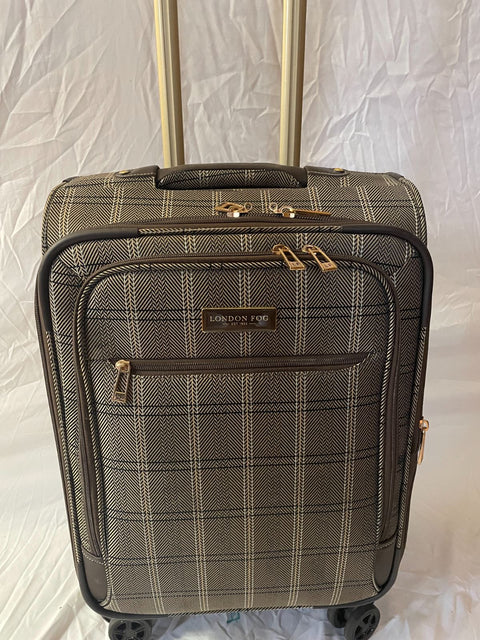 $320 London Fog Brentwood II 20" Expandable Spinner Luggage Suitcase Carry On