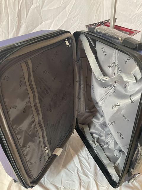 $380 New DUKAP Crypto Lightweight Hard Spinner Luggage 20" Suitcase Carry On