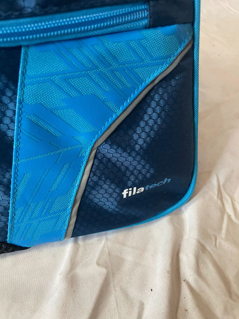 New Fila Drone Duffel Bag Sports Gym Carry On Bag Blue 19"
