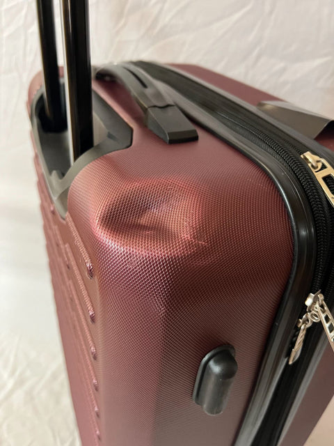 Travelers Club Shannon Spinner Expandable Luggage 24" Medium Check-In Wine