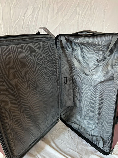 $360 Travelers Club Shannon Spinner Expandable Luggage 28" Large Check-In Wine