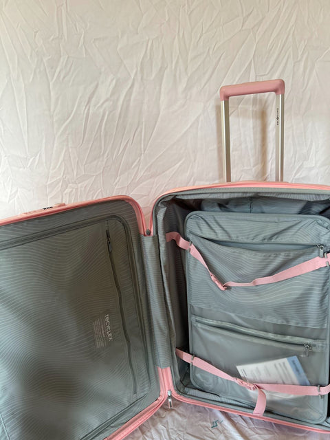 $440  Samsonite Outline Pro 25" Hard Medium Check In Spinner Luggage Pink