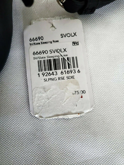 $175 NEW COACH Womens' Blue Rose Floral Leather Crossbody Shoulder Bag