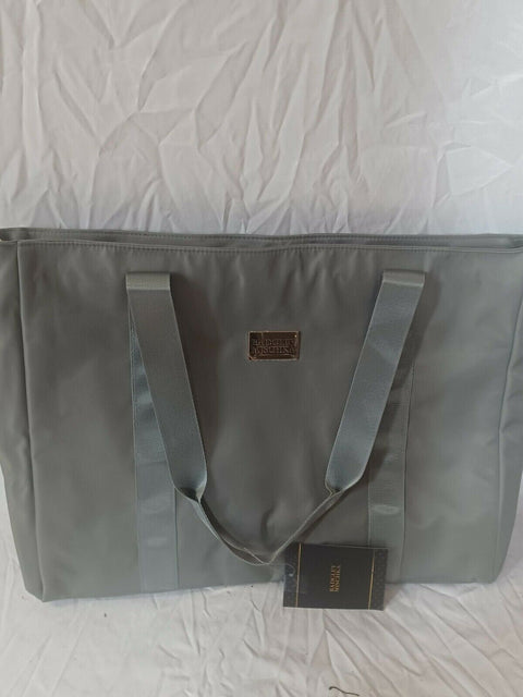New BADGLEY MISCHKA NYLON TRAVEL TOTE WEEKENDER BAG - LIGHTWEIGHT BAG GRAY