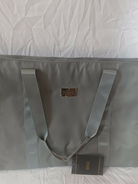 New BADGLEY MISCHKA NYLON TRAVEL TOTE WEEKENDER BAG - LIGHTWEIGHT BAG GRAY